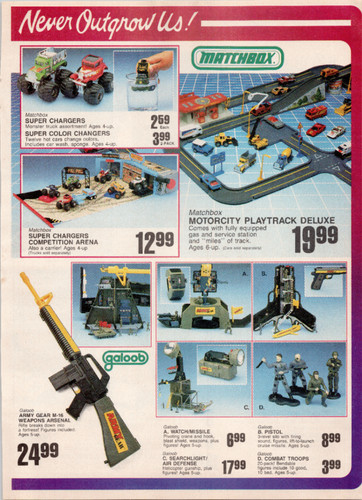Vintage 1988 toys - us, kenner