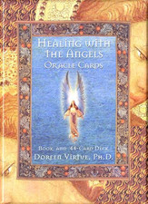 Healing with the Angels Oracle Cards by Virtue PhD, Doreen Cards Book The Cheap