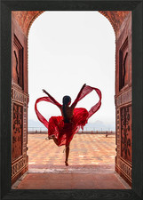 Taj Mahal's Heart Framed Wall