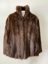 NATURAL  MINK FUR SHAWL STOLE