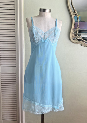 Vintage 1950s vassarette blue - 1950s,