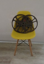 3 vintage Goldberg Bros rusty metal movie film reels spools empty 1600 1x 2000ft