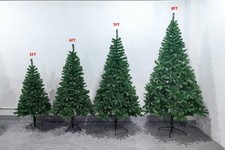 5/6/7/8FT Christmas Tree Traditional Artificial Large Bushy with Metal Stand