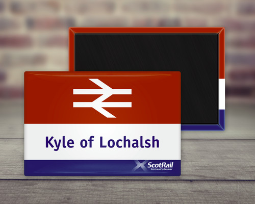 Scotrail train station sign