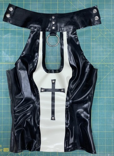 Black white cross - black,