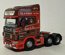 CORGI BROWN & RED SCANIA CLASS L TOPLINE 144L 460 D.STEVEN & SON UNBOXED
