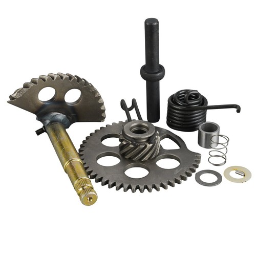 Kick start shaft gear fit - start, +