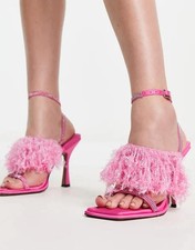 Asos Design pink diamante and