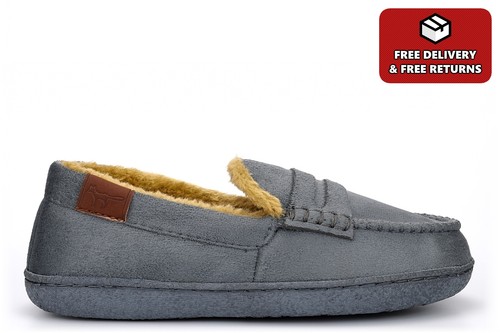 Boys moccasin slippers - slippers,