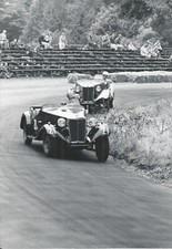 MG T SERIES RACING c.1950S B/W PHOTOGRAPH