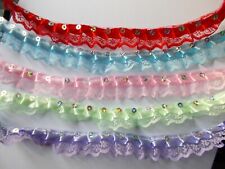 Pleat Gathered Satin Ribbon