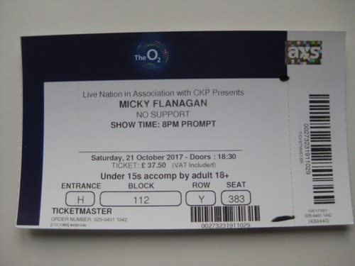 Micky flanagan london - o2,