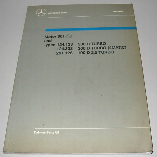 Workshop manual mercedes - workshop, d