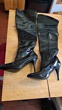SEXY STILETTO LONG POINTED TOE THIN METAL HIGH HEEL BOOTS 4" Heels Size 11