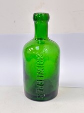 60073 Old Vintage Antique Glass Bottle Mineral Hamilton Seltzer London Schweppes