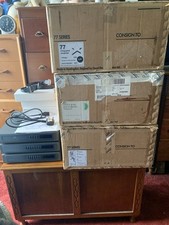 Quad 77 Amplifier / Tuner / Cd Player  All Boxed With Manuals & LinK Cables