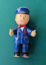 Vintage Bluebird Big Red Fun Bus Toy Dolls HouseDriver 1988 Used