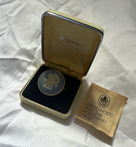 Wedgwood blue jasperware cameo - jasperware,
