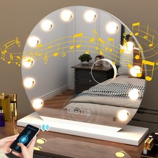 LED Music Makeup Mirror w/