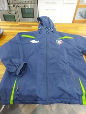 Leicester Tigers Waterproof Samurai Coat Blue Grren Trim
