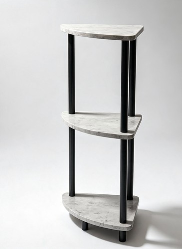 Tier corner shelf stand - shelf,