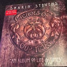 shakin stevens  echoes of our times  red vinyl mega rare 
