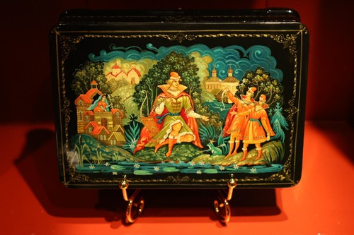 Russian lacquer box palekh - box,
