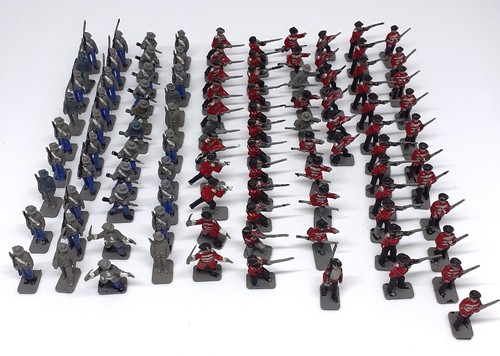 Lot vintage plastic soldiers - lot,