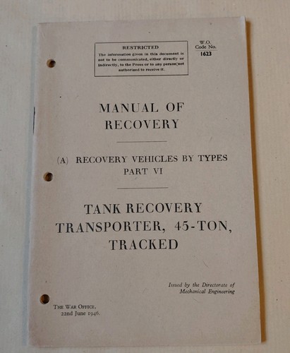 Rare 1946 british army manual - british,