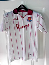 Fila West Ham United childs Away Football Shirt 2002/03  Size LB