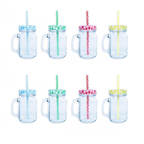 Mason drinking jars - 8, glass