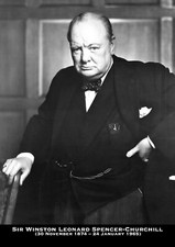 Sir Winston Churchill B/W