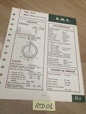 Technical sheet diesel engine