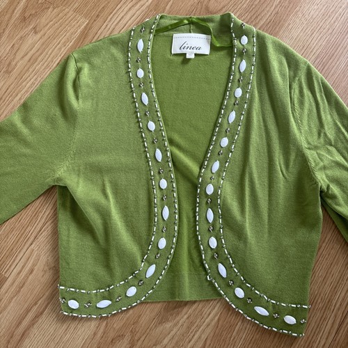Olive green cardigan with - cardigan,