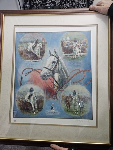 Race horse painting