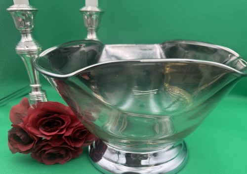 Vintage mcm clear glass - glass, fluted