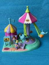 1996 - Polly Pocket Bluebird Toys Rocket Ride Polly's Fun Fair - 100% Complete