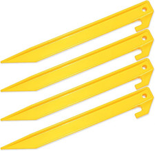 10 Pack Plastic Tent Stakes -