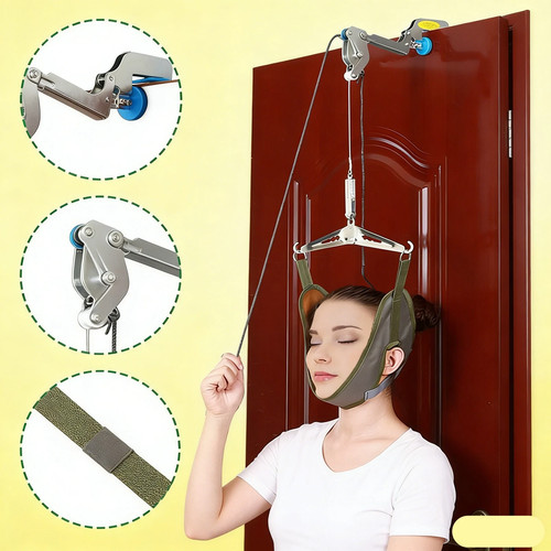 Neck traction stretcher - neck,