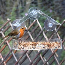 Glass Window Bird Feeder