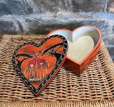 Giraffe Jewellery Box carved