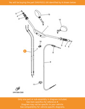 YAMAHA Cable, Throttle 1