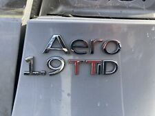 BREAKING 2007-2012 Saab 9-3 Rear Ttid Aero Badge Lettering