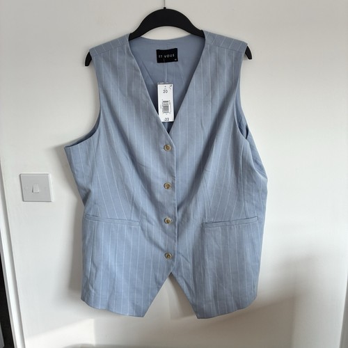 Vous blue pinstripe - et,