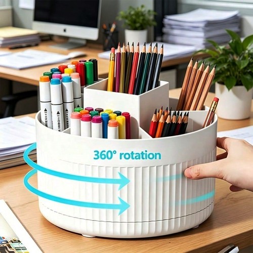 360 rotating desk organiser - 360°,
