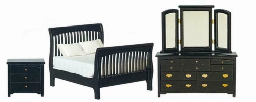Dolls house black - dolls,