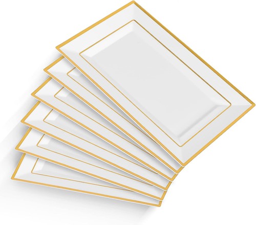 Plastic serving tray platter - tray,