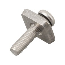 High Strength Screw and Plate Kit for Surf Longboard and Paddleboard 2PCM4M5