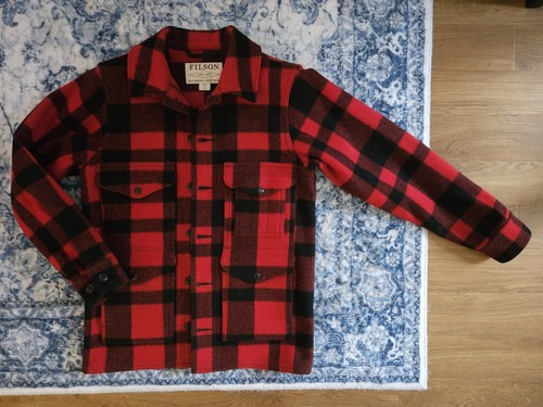 Filson mackinaw red black - red,
