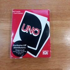 Uno Card Game (Vintage) 1982